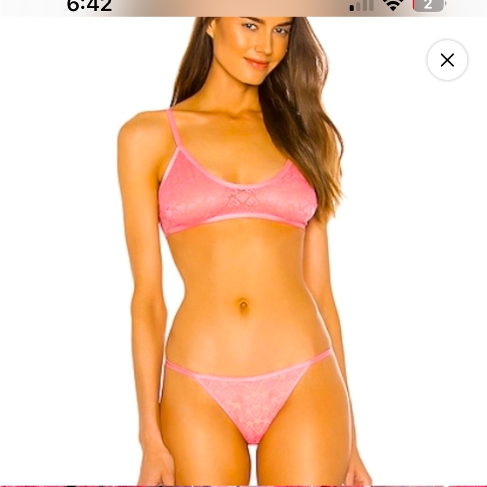 NWT FREE PEOPLE MATCHING BRA AND PANTY SET